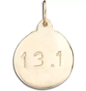 13.1 Half Marathon Disk Charm