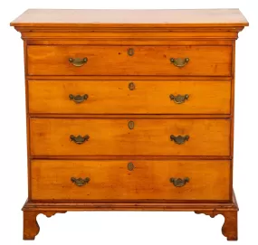 American Federal Period Maple Chest, Late 18th C