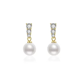 Elegant Freshwater Pearl Earrings WE00443