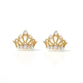 Fine La Reina Stud Earrings