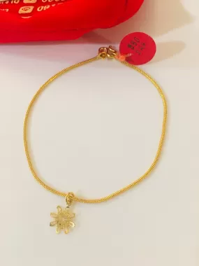 Item no. SP1015 Bangkok Solid Gold 7” New Bracelet 2g.