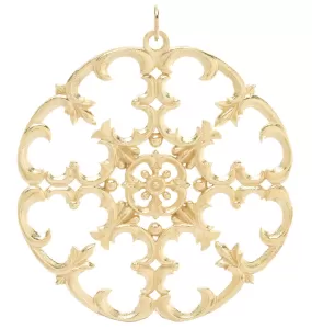 Large Filigree Charm