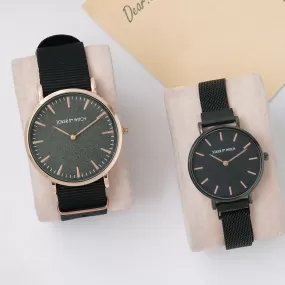 Latte & Tea Couple Watches