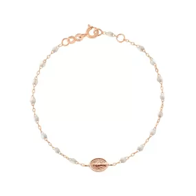 Madone Charm Classic Gigi Opal bracelet, Rose Gold, 6.7"