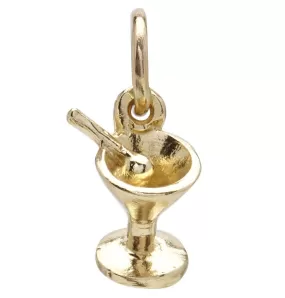 Martini Glass Mini Charm