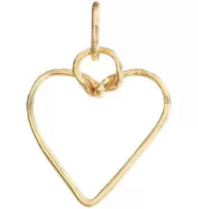 Medium Wire Heart Charm