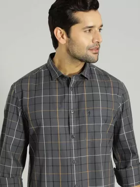 Men Checked Full Sleeve Cotton Shirt