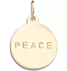 Peace Disk Charm