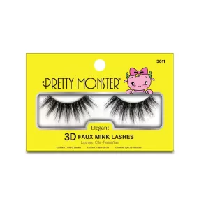 Pretty Monster Elegant 3D Pestaas de Mink