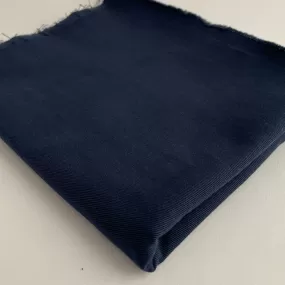 Sanded Organic Cotton 8oz Twill in Noah Navy