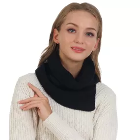 Solid Knit Snood Scarf