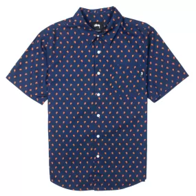 Stussy - Mini Paisley Shirt - Navy