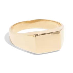 THE SPENCER RING - Solid 14k yellow gold