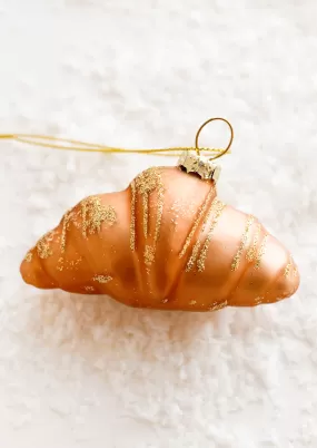 Tiny Croissant Ornament