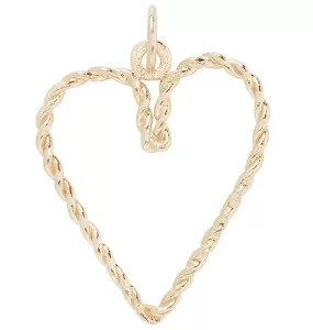 Twisted Heart Charm