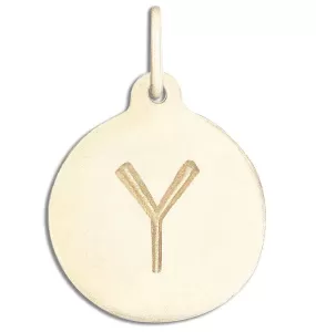 Y Alphabet Charm